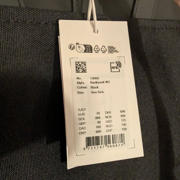 RAINS Waterproof Rucksack/Backpack W3 - Picture 4 of 5